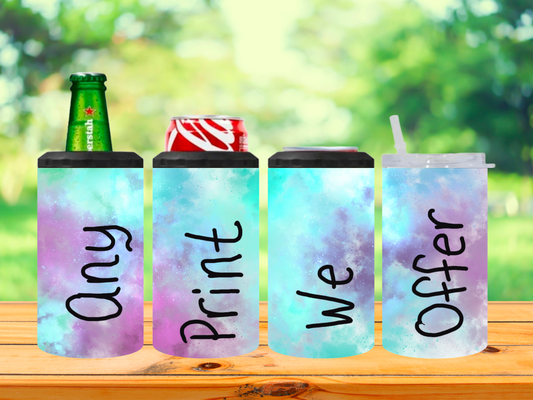 ANY PRINT WE OFFER 4 IN 1 SUBLIMATION KOOZIE