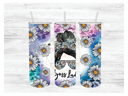 BOSS LADY DAISIES SUBLIMATION TRANSFER
