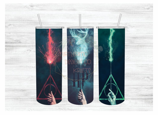 WIZARD WANDS SUBLIMATION TUMBLER
