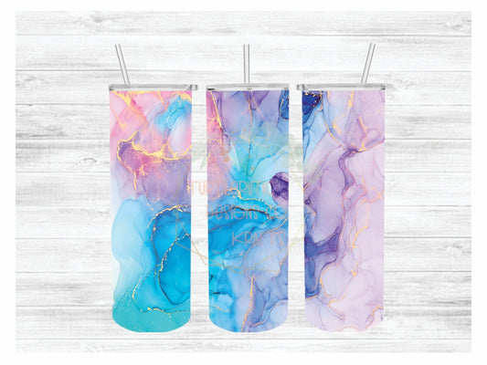 PINK MARBLE - SUBLIMATION TUMBLER